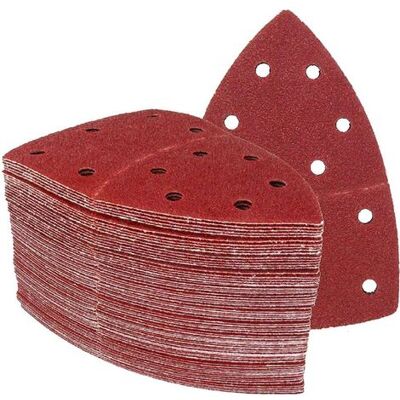 GOTRAYS Triángulos De Lijado │ 60 Piezas │ 11 Agujeros │ 105 X 152 Mm │ Paquete Mixto (10 X Grano 40/60/80/120/180/240 Cada Uno) │ Para Lijadoras Múltiples │ Hojas Abrasivas │ Papel De Lija GOTRAYS Triángulos De Lijado │ 60 Piezas │ 11 Agujeros │ 105 X 152 Mm │ Paquete Mixto (10 X Grano 40/60/80/120/180/240 Cada Uno) │ Para Lijadoras Múltiples │ Hojas Abrasivas │ Papel De Lija
