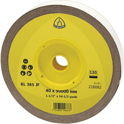 KLINGSPOR - 385 jf 115mm K.120 - para metal - Abrasive belt KLINGSPOR - 385 jf 115mm K.120 - para metal - Abrasive belt