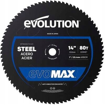 Hoja De Sierra Circular Evolution Evomax 355 Mm Dientes Cermet Hoja De Sierra Circular Evolution Evomax 355 Mm Dientes Cermet