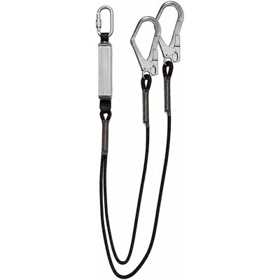 GENERICO Doble Eslinga Fija Ø10,5 Long 1,2m Con Absorbedor + Conector GENERICO Doble Eslinga Fija Ø10,5 Long 1,2m Con Absorbedor + Conector