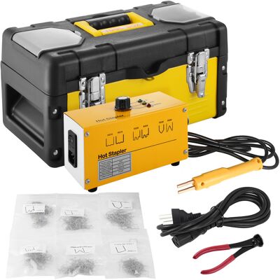 Mophorn - Kit De Soldadura De Plástico Para Reparación De Parachoques De Coche, Grapadora En Caliente De Plástico De 220 V Con 600 Grapas Reparación De Máquinas De Soldadura 20 W Mophorn - Kit De Soldadura De Plástico Para Reparación De Parachoques De Coche, Grapadora En Caliente De Plástico De 220 V Con 600 Grapas Reparación De Máquinas De Soldadura 20 W
