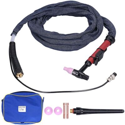 OEM Kit De Antorcha De Soldadura Tig De 3,7 M, Pistola De Soldadura Tig Con Boquillas Para Máquina De Soldadura Por Arco De Argón Qq150 OEM Kit De Antorcha De Soldadura Tig De 3,7 M, Pistola De Soldadura Tig Con Boquillas Para Máquina De Soldadura Por Arco De Argón Qq150