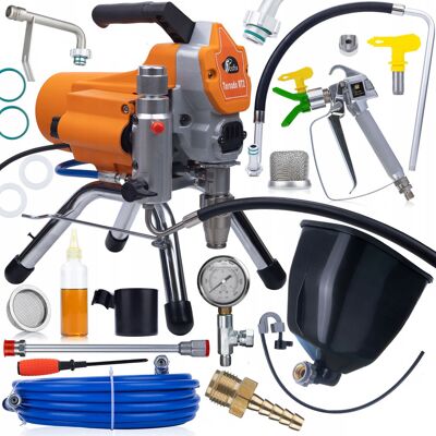 OEM Unidad De Pintura Rosfix Rosfix Tornado Rt2 Ultraspray 1500w 22mpa 2,2l/min + Depósito De 6l Para Material/pintura Para La Unidad De Pintura De Pistón Tornado / Graco OEM Unidad De Pintura Rosfix Rosfix Tornado Rt2 Ultraspray 1500w 22mpa 2,2l/min + Depósito De 6l Para Material/pintura Para La Unidad De Pintura De Pistón Tornado / Graco