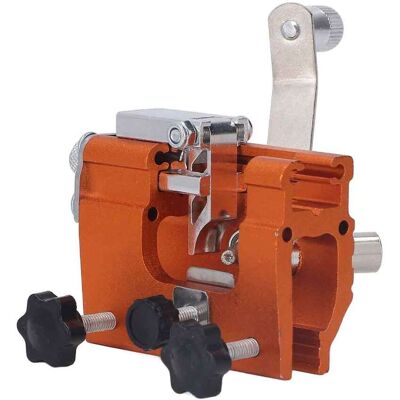 OEM Afilador De Cadena De Sierra - Plantilla De Afilado Con Manivela - Acero Inoxidable - Para Reparación De Cadenas - 1 Unidad OEM Afilador De Cadena De Sierra - Plantilla De Afilado Con Manivela - Acero Inoxidable - Para Reparación De Cadenas - 1 Unidad
