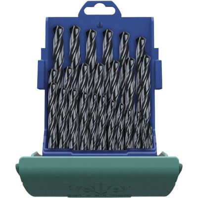 Heller 18371 Juego De Brocas Acero Brillante Din 338 Heller 18371 Juego De Brocas Acero Brillante Din 338