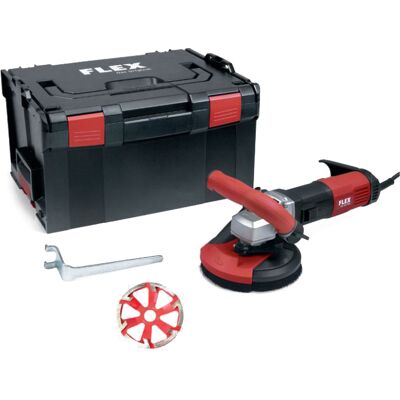 Flex Pulidora de Hormigón - 1600W, Extracción de Polvo, Velocidad Variable Flex Pulidora de Hormigón - 1600W, Extracción de Polvo, Velocidad Variable