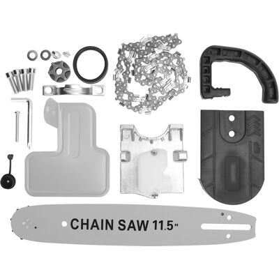 NOSHEIR Adaptador Para Motosierras Eléctricas A Amoladoras Angulares, Montaje Diy, 11,5 Pulgadas, Aluminio/hierro, Negro, Juego Completo NOSHEIR Adaptador Para Motosierras Eléctricas A Amoladoras Angulares, Montaje Diy, 11,5 Pulgadas, Aluminio/hierro, Negro, Juego Completo