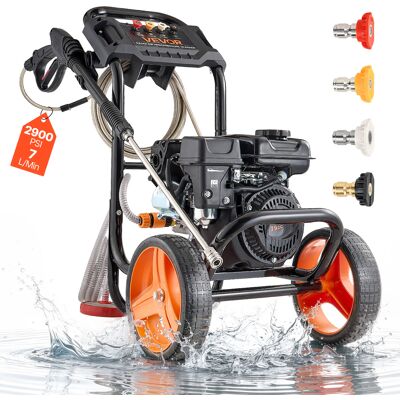 Vevor Hidrolimpiadora De Alta Presión 2900 Psi 7 L/min, Lavadora De Gasolina De Alta Presión De Perfil Bajo Con Bomba De Aluminio, Manguera De 7,9 M, 4 Boquillas, Ruedas Para Coches Ventanas Paredes Vevor Hidrolimpiadora De Alta Presión 2900 Psi 7 L/min, Lavadora De Gasolina De Alta Presión De Perfil Bajo Con Bomba De Aluminio, Manguera De 7,9 M, 4 Boquillas, Ruedas Para Coches Ventanas Paredes