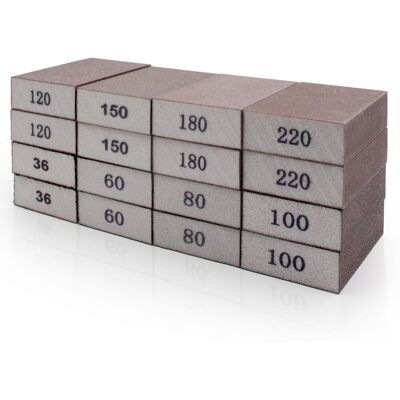 OEM Juego De 16 Esponjas De Lijado, Kit De Pulido Con Bloque De Lijado, Granos 36/60/80/100/120/150/180/220, Lavable Y Reutilizable Para Lijar Y Pulir Metal Y Madera. OEM Juego De 16 Esponjas De Lijado, Kit De Pulido Con Bloque De Lijado, Granos 36/60/80/100/120/150/180/220, Lavable Y Reutilizable Para Lijar Y Pulir Metal Y Madera.