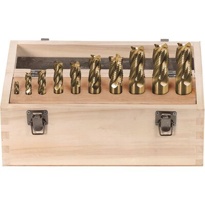 Fervi - Set 20 Cortadores Velas Frontales 4 Cortes Desbaste Hierro Metal F001/10 Fervi - Set 20 Cortadores Velas Frontales 4 Cortes Desbaste Hierro Metal F001/10