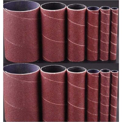 OEM 12 Manguitos Abrasivos Ø12/20/25/38/55/80 Mm - Grano 80+120 - Lijadora Oscilante Osm100 / 600 - Accesorio - Consumible -crezuo OEM 12 Manguitos Abrasivos Ø12/20/25/38/55/80 Mm - Grano 80+120 - Lijadora Oscilante Osm100 / 600 - Accesorio - Consumible -crezuo