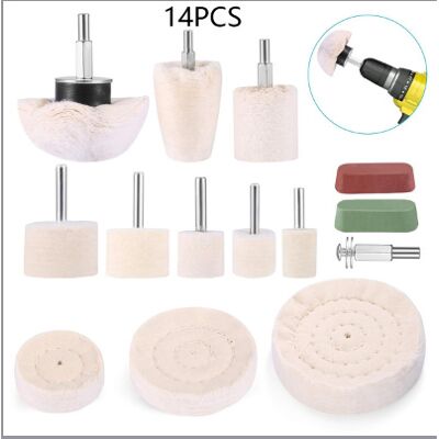 OEM Juego De 14 Accesorios De Pulido, Destornillador Inalámbrico, Rueda/almohadilla/cono De Pulido, Kit De Cepillos Cónicos, Terciopelo De Algodón, Para Taladro OEM Juego De 14 Accesorios De Pulido, Destornillador Inalámbrico, Rueda/almohadilla/cono De Pulido, Kit De Cepillos Cónicos, Terciopelo De Algodón, Para Taladro