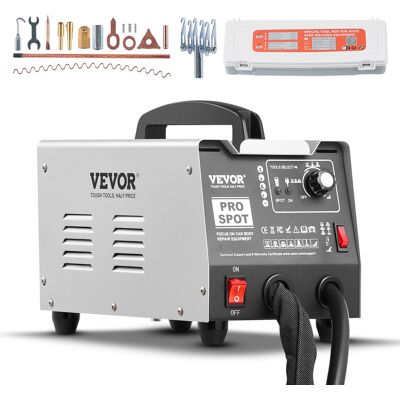 Kit De Reparación De Abolladuras Con Soldador De Pernos 1,8 Kw Máquina Extractora De Abolladuras Con Soldadura Por Puntos 7 Modos Para Reparación De Abolladuras De Automóviles, Camiones - Vevor Kit De Reparación De Abolladuras Con Soldador De Pernos 1,8 Kw Máquina Extractora De Abolladuras Con Soldadura Por Puntos 7 Modos Para Reparación De Abolladuras De Automóviles, Camiones - Vevor