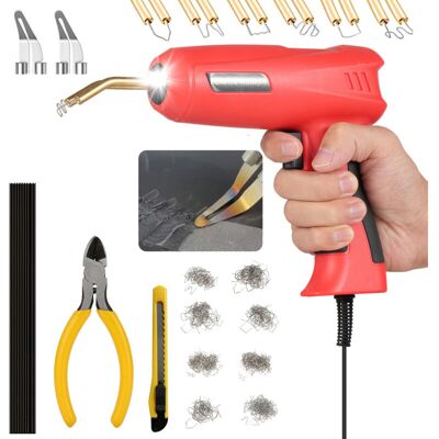 OEM Máquina De Soldadura De Plástico De 150 W, Kit De Reparación De Pistola De Soldadura, Grapadora Térmica De 800 Piezas, Kit De Reparación De Parachoques De Coche 2 En 1 OEM Máquina De Soldadura De Plástico De 150 W, Kit De Reparación De Pistola De Soldadura, Grapadora Térmica De 800 Piezas, Kit De Reparación De Parachoques De Coche 2 En 1