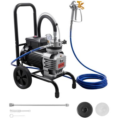 Vevor Pulverizador De Pintura Sin Aire Con Diafragma 1800 W, Pulverizador De Pintura Airless Con Carro 0,79 Gpm, 3300 Psi, Con Varilla De Extensión, Para Pulverización En Interiores Y Exteriores Vevor Pulverizador De Pintura Sin Aire Con Diafragma 1800 W, Pulverizador De Pintura Airless Con Carro 0,79 Gpm, 3300 Psi, Con Varilla De Extensión, Para Pulverización En Interiores Y Exteriores
