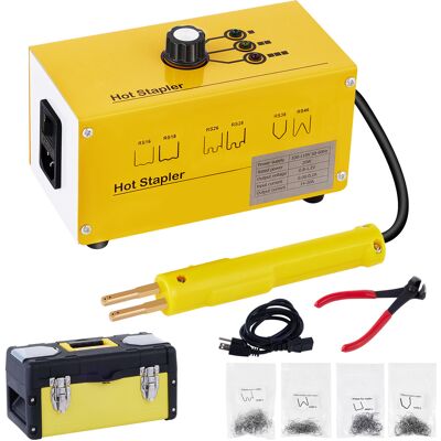 Kit De Soldadura De Plástico Para Reparación De Parachoques De Coche, Grapadora En Caliente De Plástico De 220 V Con 600 Grapas Reparación De Máquinas De Soldadura 20 W - Vevor Kit De Soldadura De Plástico Para Reparación De Parachoques De Coche, Grapadora En Caliente De Plástico De 220 V Con 600 Grapas Reparación De Máquinas De Soldadura 20 W - Vevor