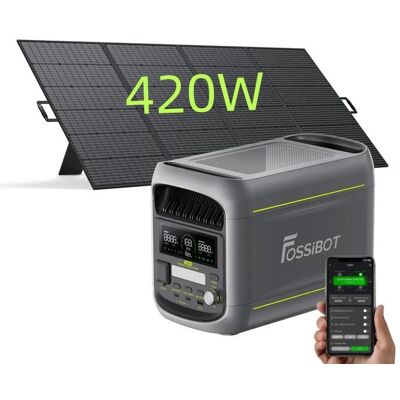 OEM Estación Eléctrica Portátil - Fossibot - F1800 - 1024w/1800w - Pack Solar 420w - Lifepo4 4000 Ciclos OEM Estación Eléctrica Portátil - Fossibot - F1800 - 1024w/1800w - Pack Solar 420w - Lifepo4 4000 Ciclos