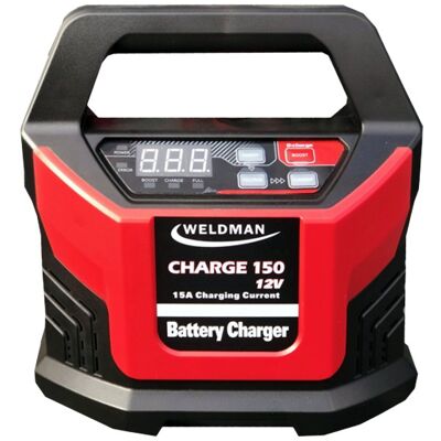 Weldman CARGA 150 Cargador de Batería - Compatible con Todos los Tipos de Baterías Weldman CARGA 150 Cargador de Batería - Compatible con Todos los Tipos de Baterías