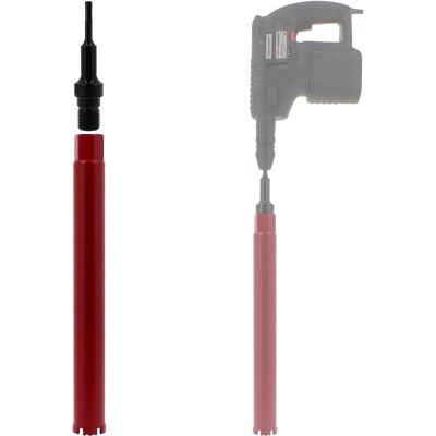 GT MARKET Corona De Diamante Ø 51 Mm Con Adaptador Para Taladro Y Martillo Perforador Sds-plus GT MARKET Corona De Diamante Ø 51 Mm Con Adaptador Para Taladro Y Martillo Perforador Sds-plus