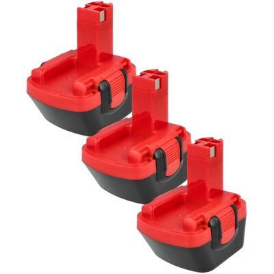 3x Batería Reemplaza Bosch 2 607 335 395, 2 607 335 374, 2 607 335 375, 2 607 335 274 Para, Herramienta Eléctricas (3300 Mah, Nimh, 12 V) - Extensilo 3x Batería Reemplaza Bosch 2 607 335 395, 2 607 335 374, 2 607 335 375, 2 607 335 274 Para, Herramienta Eléctricas (3300 Mah, Nimh, 12 V) - Extensilo