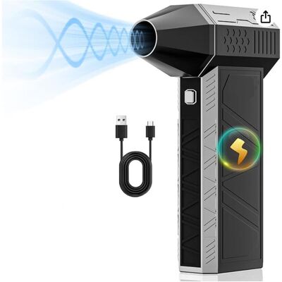REDROAD Plumero Eléctrico De Aire Comprimido De 130,000 Rpm, Soplador De Chorro Seco Ajustable De 3 Velocidades, Para Exteriores, Automóviles Y Hogar. (negro) REDROAD Plumero Eléctrico De Aire Comprimido De 130,000 Rpm, Soplador De Chorro Seco Ajustable De 3 Velocidades, Para Exteriores, Automóviles Y Hogar. (negro)