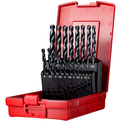 Conjunto de brocas Dormer A190201 - 19 piezas 1-10mm Conjunto de brocas Dormer A190201 - 19 piezas 1-10mm