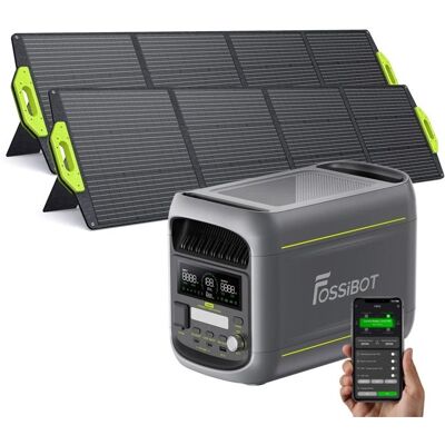OEM Central Eléctrica Portátil - Fossibot - F1800 - 1024w De Salida - 1800w De Pico - 2×200w Paneles OEM Central Eléctrica Portátil - Fossibot - F1800 - 1024w De Salida - 1800w De Pico - 2×200w Paneles