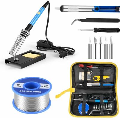 OEM Kit De Soldador Inhhub 60w 220v Bomba Desoldadora De Temperatura Ajustable Soporte De Alambre Para Soldador Con 5 Puntas De Soldadura Pinzas Bomba Desoldadora Antiestática, Etc. OEM Kit De Soldador Inhhub 60w 220v Bomba Desoldadora De Temperatura Ajustable Soporte De Alambre Para Soldador Con 5 Puntas De Soldadura Pinzas Bomba Desoldadora Antiestática, Etc.