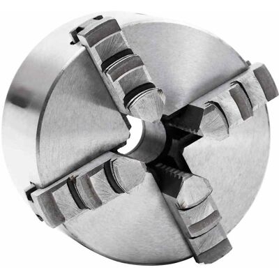 Vidaxl Mandril De Torno Autocentrante De 4 Mordazas 100 Mm Acero K12 100 Vidaxl Mandril De Torno Autocentrante De 4 Mordazas 100 Mm Acero K12 100