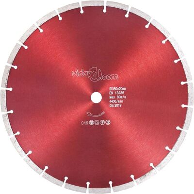 Vidaxl Disco De Corte De Diamante Acero 350 Mm Vidaxl Disco De Corte De Diamante Acero 350 Mm
