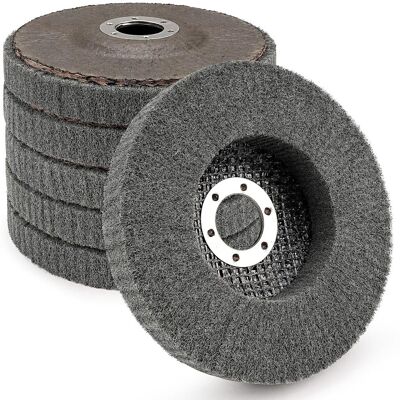 OEM Juego De 5 Discos De Pulido De Láminas De Nailon, 115 Mm X 22 Mm, Grano 800, Disco De Fibra Abrasiva, Ruedas De Pulido Para Amoladora Angular OEM Juego De 5 Discos De Pulido De Láminas De Nailon, 115 Mm X 22 Mm, Grano 800, Disco De Fibra Abrasiva, Ruedas De Pulido Para Amoladora Angular