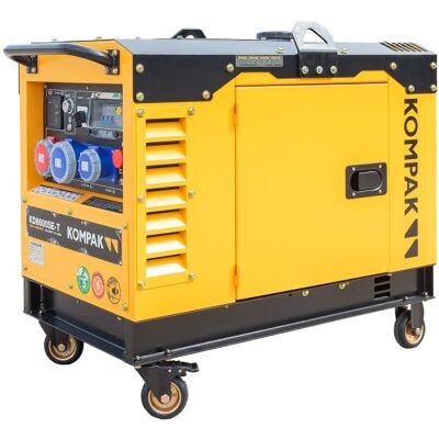 Kd8600se-t Generador Diésel Insonorizado 5,7 Kw / 7,9 Kva Full Power De Kompak Kd8600se-t Generador Diésel Insonorizado 5,7 Kw / 7,9 Kva Full Power De Kompak
