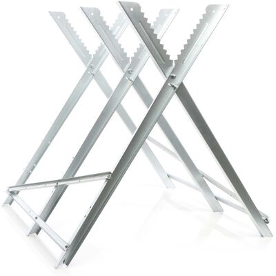 Soporte de sierra plegable Wiltec - Hasta 100kg Soporte de sierra plegable Wiltec - Hasta 100kg