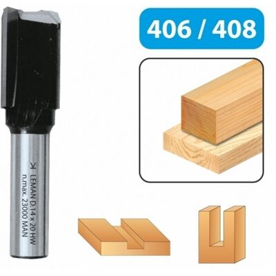 Fresa de Ranurar 25mm - 2 Cortes - Trabajo en Madera Fresa de Ranurar 25mm - 2 Cortes - Trabajo en Madera