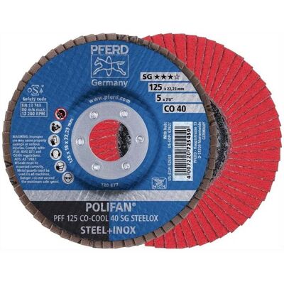 Pferd - Disco Abrasivo De Láminas Polifan Co-cool Sg Steelox Diám. 1 Pferd - Disco Abrasivo De Láminas Polifan Co-cool Sg Steelox Diám. 1