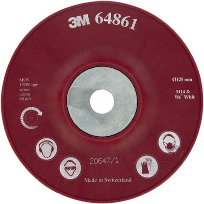 Plato Sop Disco Lija 178 Mm M14 Rigido 3m Plato Sop Disco Lija 178 Mm M14 Rigido 3m