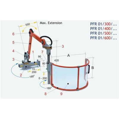 Optimum - Protector Regulable Para Fresadora Universal Pfr 01/500 Optimum - Protector Regulable Para Fresadora Universal Pfr 01/500