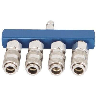 Desviador De Aire Comprimido De 4 Vias Con Grifos Rapidos Scheppach Desviador De Aire Comprimido De 4 Vias Con Grifos Rapidos Scheppach