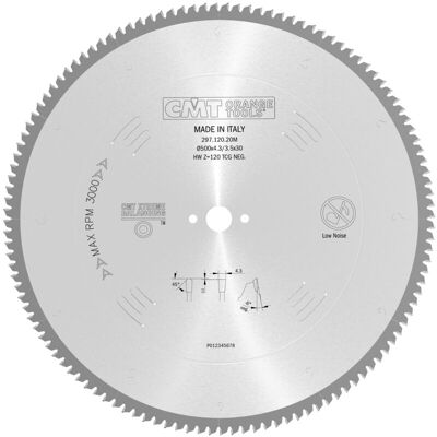 Sierra Circular Hw 500x4/3.2x30 Z120 Tcg -6°neg Cmt Sierra Circular Hw 500x4/3.2x30 Z120 Tcg -6°neg Cmt