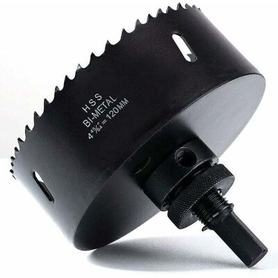 OEM Sierra De Corona Bimetálica De 120 Mm, Sierra De Corona Bimetálica Hss M42 Con Broca Central Para Brocas De Alta Resistencia Guazhni OEM Sierra De Corona Bimetálica De 120 Mm, Sierra De Corona Bimetálica Hss M42 Con Broca Central Para Brocas De Alta Resistencia Guazhni