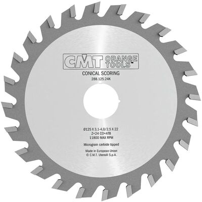 CMT ORANGE TOOLS - 288.125.24k Sierra Conica para Laminados CMT ORANGE TOOLS - 288.125.24k Sierra Conica para Laminados