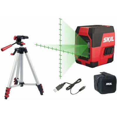 Skil Mt1e 1911da Laser Crossline (green) 20 Metros Máxima Visibilidad - Carga Usb Skil Mt1e 1911da Laser Crossline (green) 20 Metros Máxima Visibilidad - Carga Usb