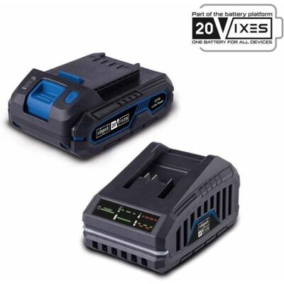 Scheppach - Starterkit Con Bateria Y Cargador 20v 2.0ah Serie Ixes Sbsk2.0 Scheppach - Starterkit Con Bateria Y Cargador 20v 2.0ah Serie Ixes Sbsk2.0
