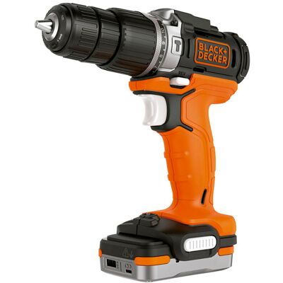 Black & Decker Black&decker - Taladro De Percusión Bdchd12s1 12v 1,5ah 40nm Black & Decker Black&decker - Taladro De Percusión Bdchd12s1 12v 1,5ah 40nm