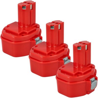 VHBW Batería NiMH 14.4V 3x Makita - Compatible con Herramientas VHBW Batería NiMH 14.4V 3x Makita - Compatible con Herramientas