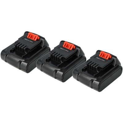 vhbw 3x batería compatible con Black & Decker SSL20SB - Batería vhbw 3x batería compatible con Black & Decker SSL20SB - Batería
