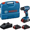 Bosch Set para profesionales: taladro/atornillador a baterí­a gsr 18v-45 + 3 procore18v 4.0ah + gal 18v-40 en l-case