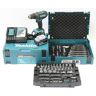 Makita Bach pag triminetor del tramable DHP482 18 voltios 2 x 3.0ah baterías en las baterías en el makpac gr. 2 + 120 tlg.