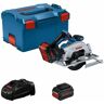 Circular Saw Bosch Professional gks 18V-57-2 + 2 procore 18V 5.5AH + baterias de cargador, en l-boxx