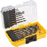 DT70729-QZ - Juego de 23 brocas para metal Black & Gold, Se entrega con estuche pequeño Tough Case, Compatible con tstak - Dewalt